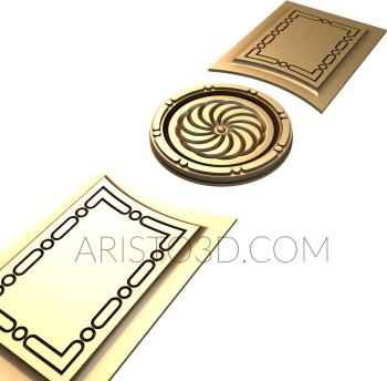 Door covers (DVN_0030) 3D model for CNC machine