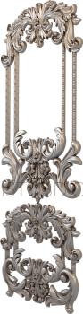 Free examples of 3d stl models (Decorative overlay on the door. Download free 3d model for cnc - USDVN_0078) 3D