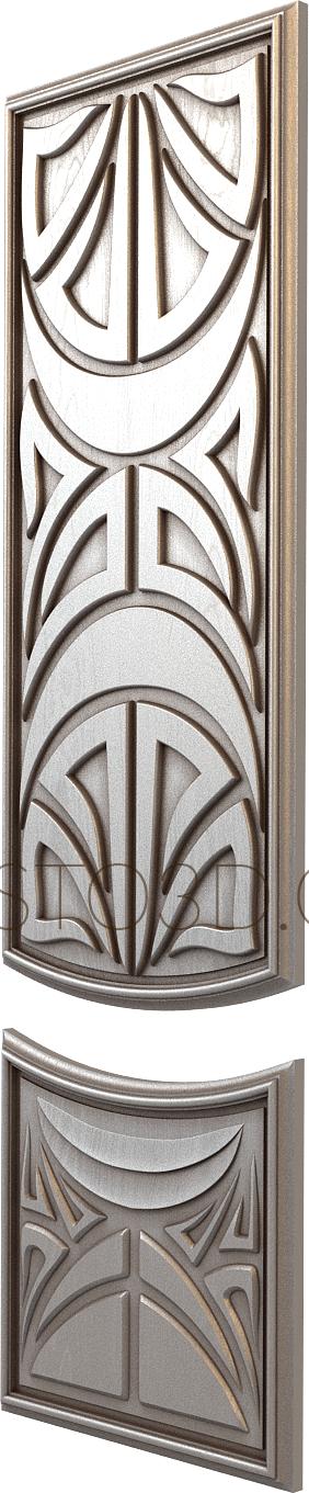 Door covers (DVN_0107) 3D model for CNC machine