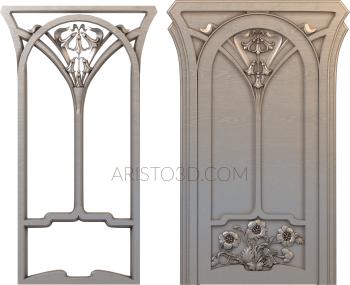 Door covers (DVN_0190) 3D model for CNC machine