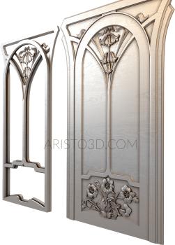 Door covers (DVN_0190) 3D model for CNC machine