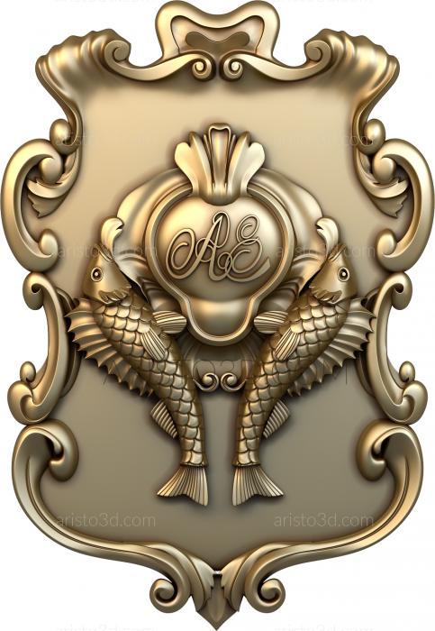 Emblems (GR_0226) 3D model for CNC machine
