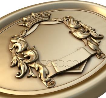 Emblems (GR_0229) 3D model for CNC machine