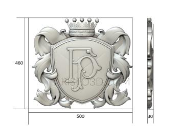 Emblems (GR_0247) 3D model for CNC machine