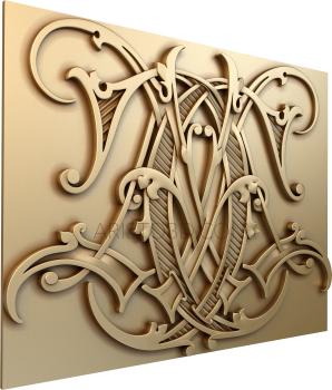 Emblems (GR_0353) 3D model for CNC machine