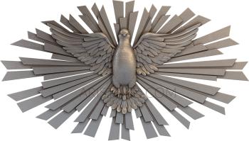 Dove (GL_0001) 3D model for CNC machine