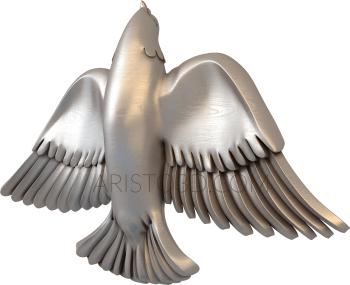 Dove (GL_0002) 3D model for CNC machine