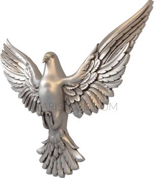 Dove (GL_0003) 3D model for CNC machine
