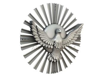 Dove (GL_0004) 3D model for CNC machine