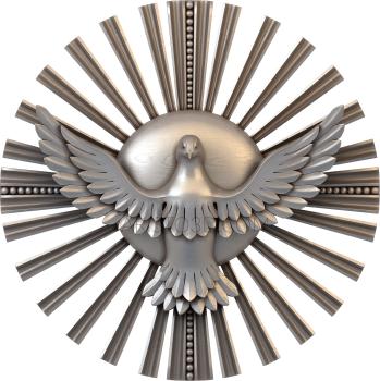 Dove (GL_0004) 3D model for CNC machine