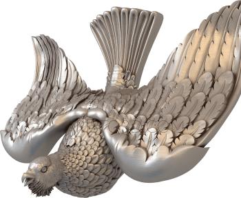 Dove (GL_0007) 3D model for CNC machine