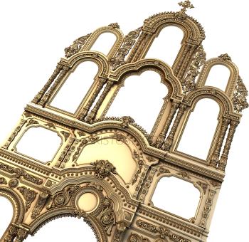 Iconostasis (IKN_0003) 3D model for CNC machine