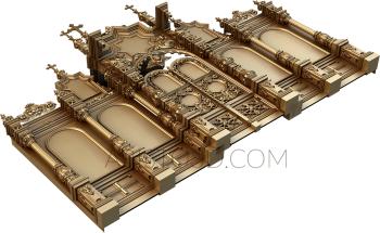 Iconostasis (IKN_0183) 3D model for CNC machine