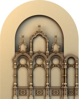 Iconostasis (IKN_0213) 3D model for CNC machine