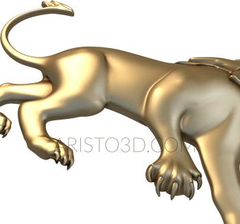 Animals (JV_0022) 3D model for CNC machine