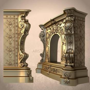 Fireplaces (KM_0036) 3D model for CNC machine