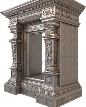 Fireplaces (KM_0037) 3D model for CNC machine