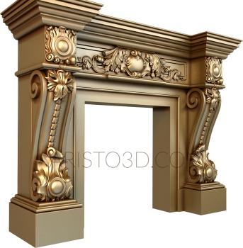 Fireplaces (KM_0052-1) 3D model for CNC machine
