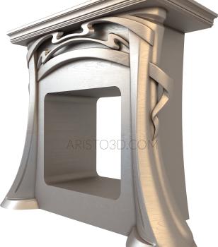 Fireplaces (KM_0058) 3D model for CNC machine