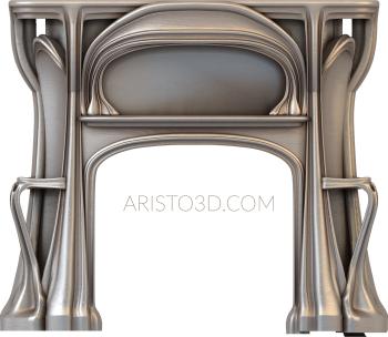 Fireplaces (KM_0073) 3D model for CNC machine
