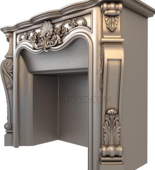Fireplaces (KM_0088) 3D model for CNC machine