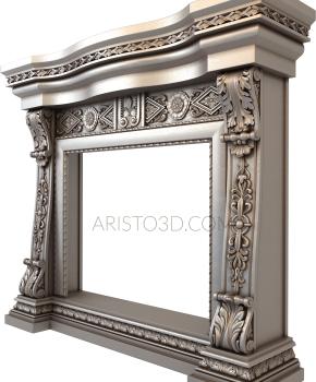 Fireplaces (KM_0102) 3D model for CNC machine