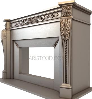 Fireplaces (KM_0105) 3D model for CNC machine