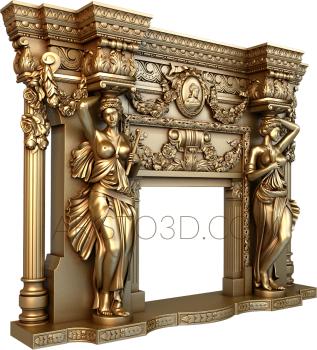 Fireplaces (KM_0122) 3D model for CNC machine