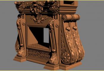 Fireplaces (KM_0130) 3D model for CNC machine