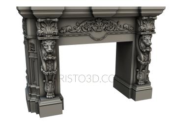 Fireplaces (KM_0209) 3D model for CNC machine
