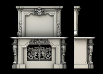 Fireplaces (KM_0232) 3D model for CNC machine