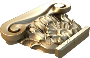 Chapiters (KP_0032) 3D model for CNC machine
