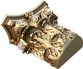 Chapiters (KP_0046) 3D model for CNC machine