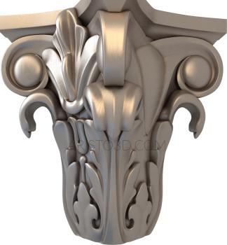 Chapiters (KP_0092) 3D model for CNC machine