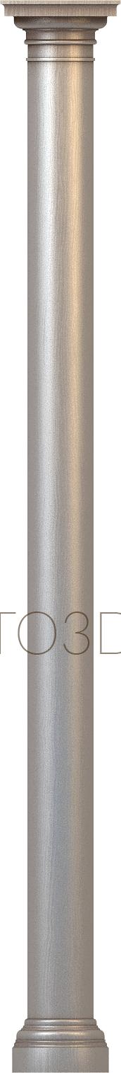 Columns (KL_0013-9) 3D model for CNC machine