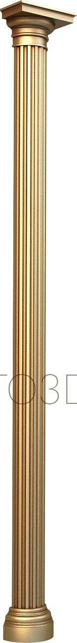 Columns (KL_0015-9) 3D model for CNC machine