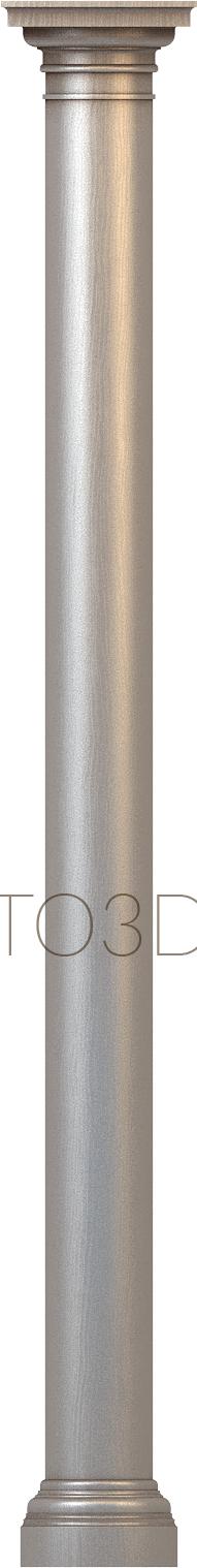 Columns (KL_0019-9) 3D model for CNC machine