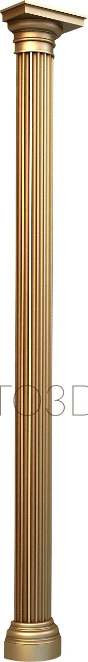 Columns (KL_0021-9) 3D model for CNC machine