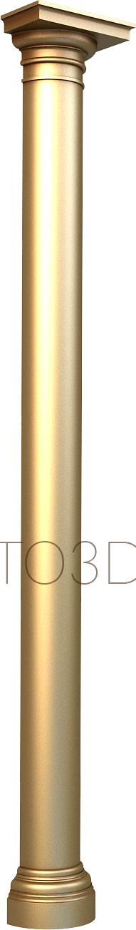 Columns (KL_0023-9) 3D model for CNC machine