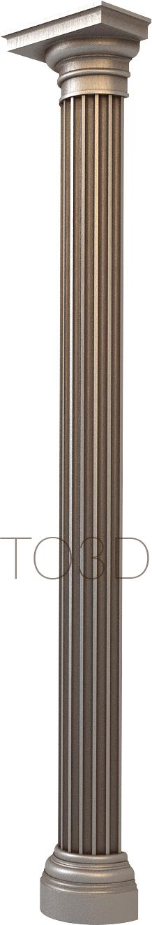 Columns (KL_0029-9) 3D model for CNC machine