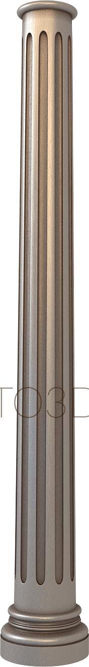 Columns (KL_0039) 3D model for CNC machine