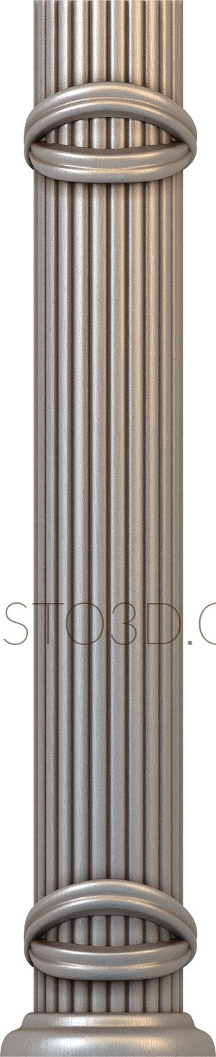 Columns (KL_0048) 3D model for CNC machine