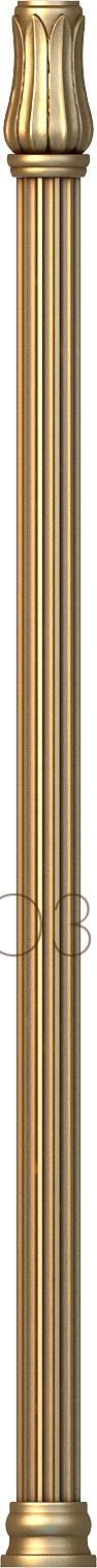 Columns (KL_0051-9) 3D model for CNC machine