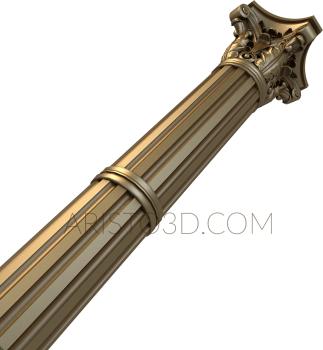 Columns (KL_0051) 3D model for CNC machine