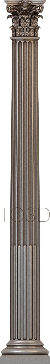 Columns (KL_0055-9) 3D model for CNC machine