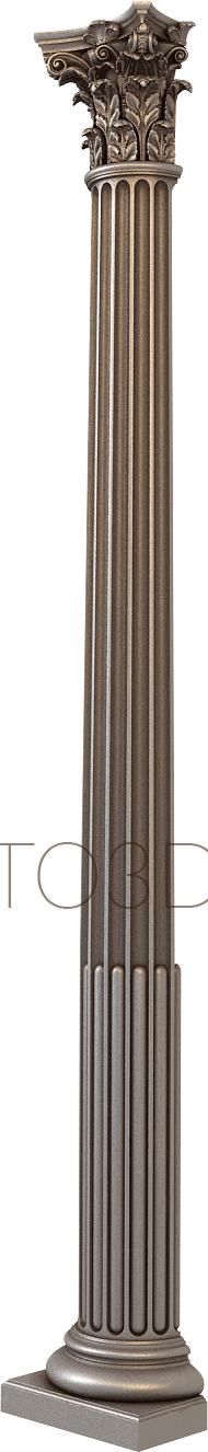 Columns (KL_0055-9) 3D model for CNC machine