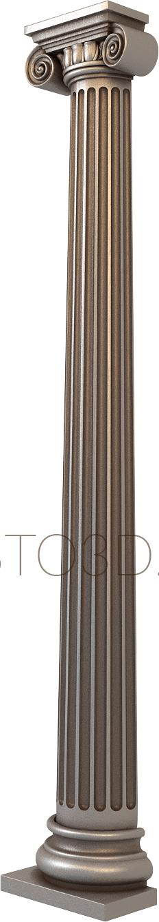 Columns (KL_0059) 3D model for CNC machine