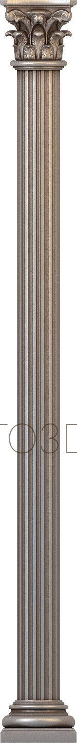 Columns (KL_0065-9) 3D model for CNC machine