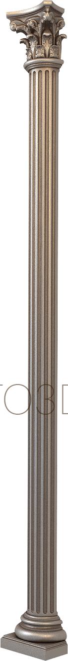 Columns (KL_0069-9) 3D model for CNC machine
