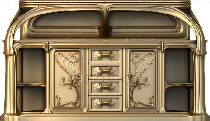 Chests of drawers (KMD_0036) 3D model for CNC machine